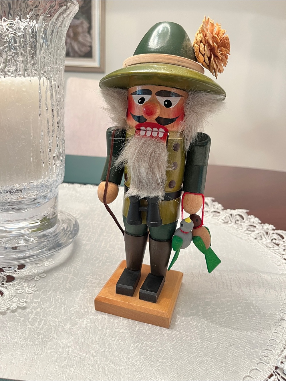 VINTAGE Steinbach „Bird Hunter” Nutcracker